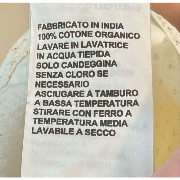 Prana Shirt Slim Fit Ivory Dot Button Down Long Sleeve Women's Shirt Small - Picture 5 of 9